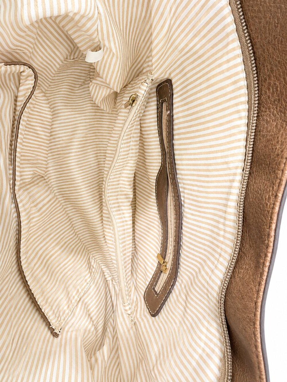 Vintage Michael Kors "Est. 1981" Pebbled Leather Hobo Shoulder Bag - Picture 3 of 7